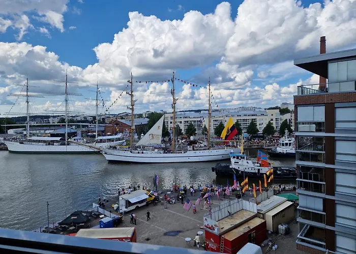 The Best View In Turku With Private Balcony, Sauna, Car Park